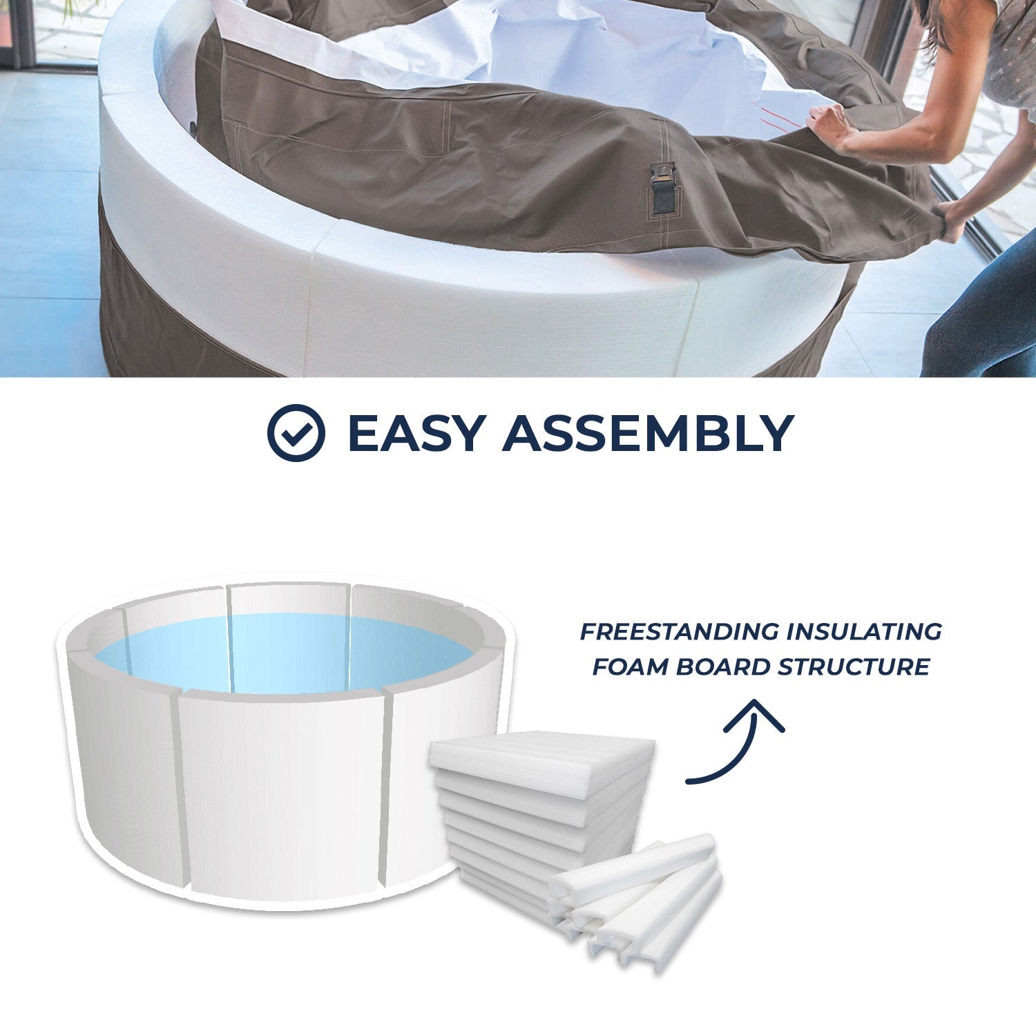 NetSpa - Spa hinchable Vita premium 4 a 6 personas - BricoandPool