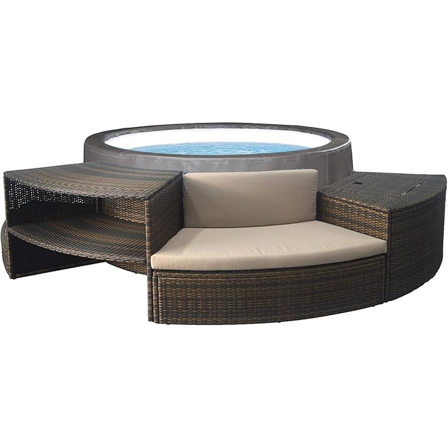 NetSpa - Spa portátil Vita Premium + Mobiliario - BricoandPool