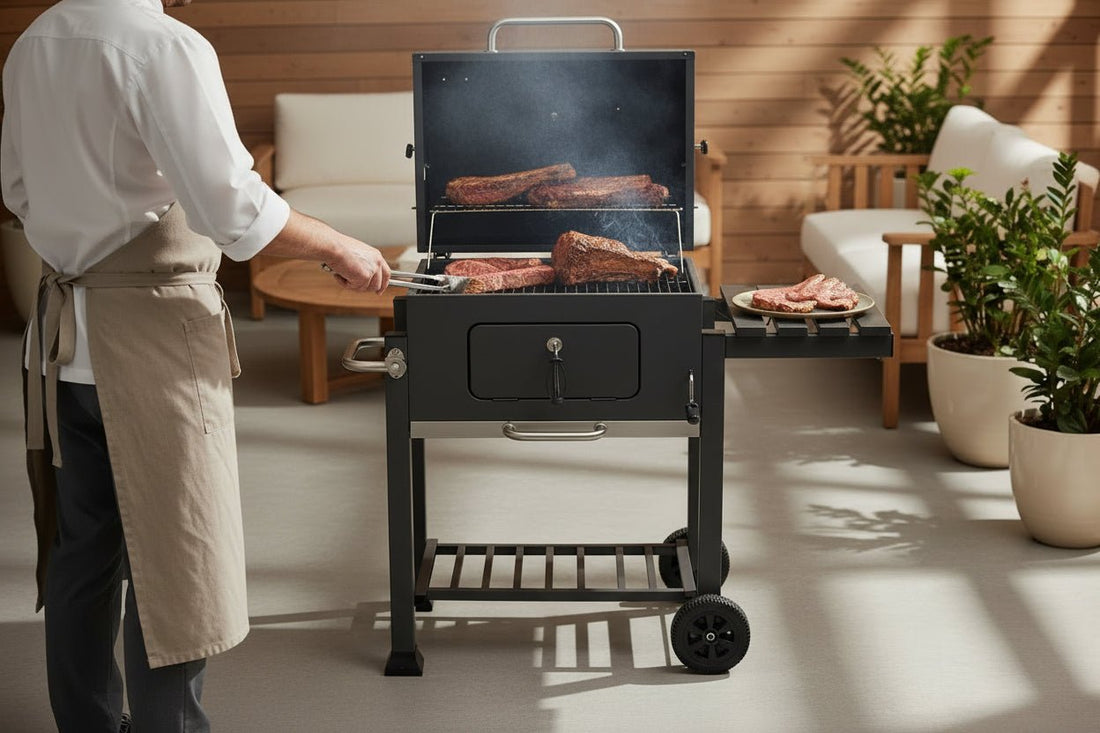 Nix Garden - Barbacoa de carbón - BricoandPool