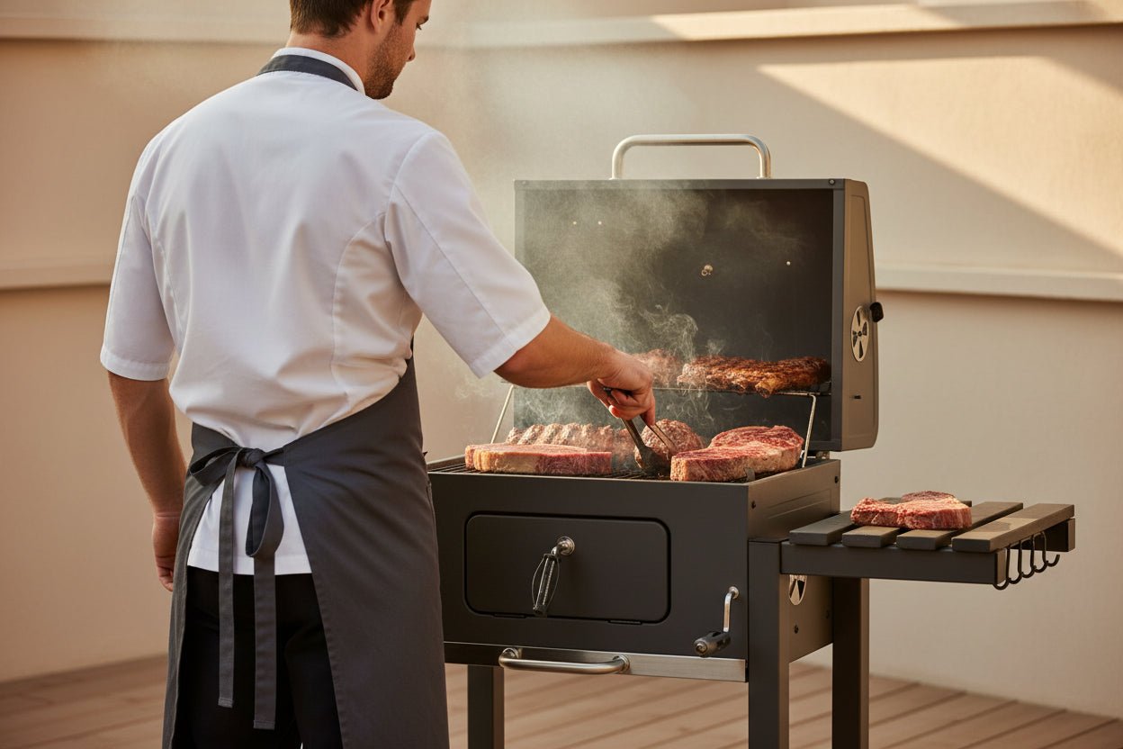 Nix Garden - Barbacoa de carbón - BricoandPool