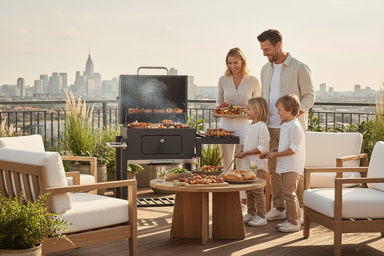 Nix Garden - Barbacoa de carbón - BricoandPool