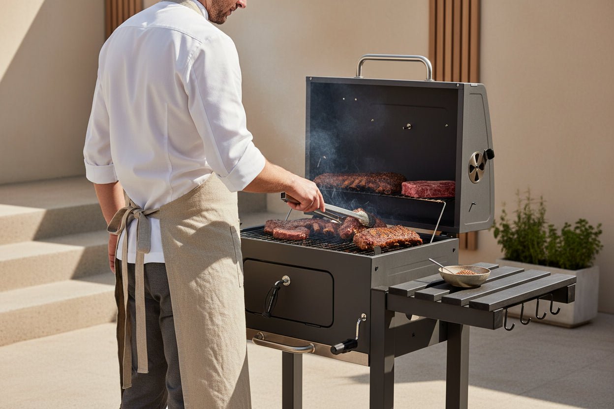 Nix Garden - Barbacoa de carbón - BricoandPool