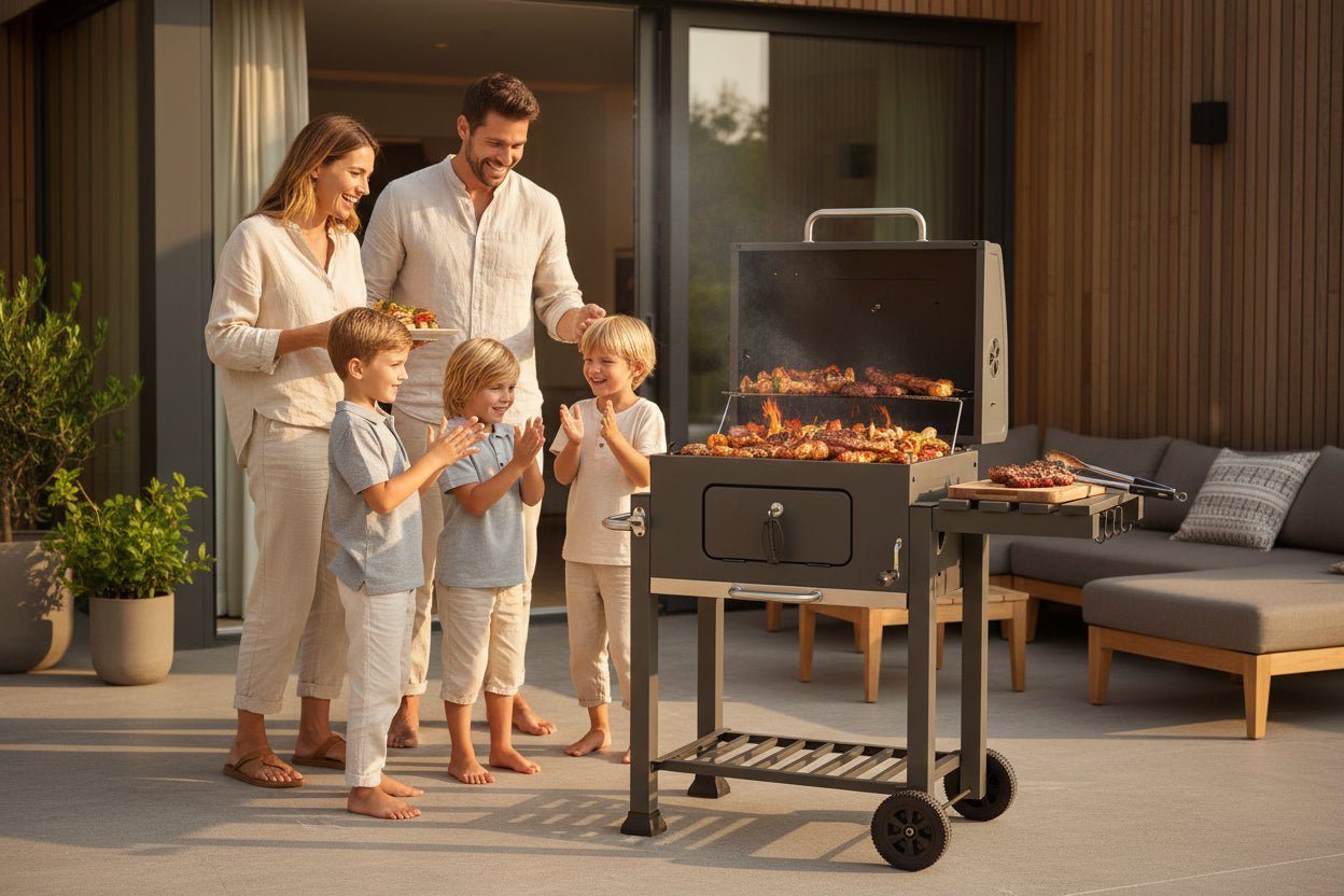 Nix Garden - Barbacoa de carbón - BricoandPool