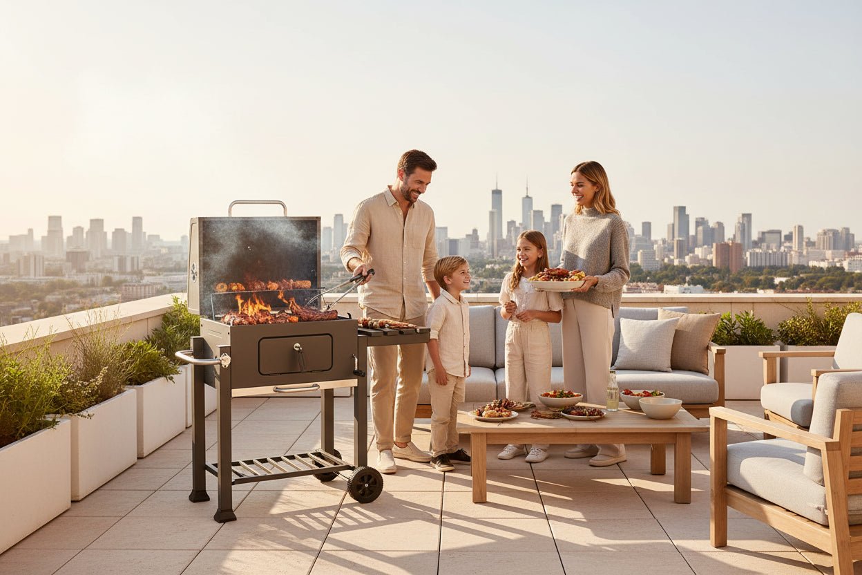 Nix Garden - Barbacoa de carbón - BricoandPool