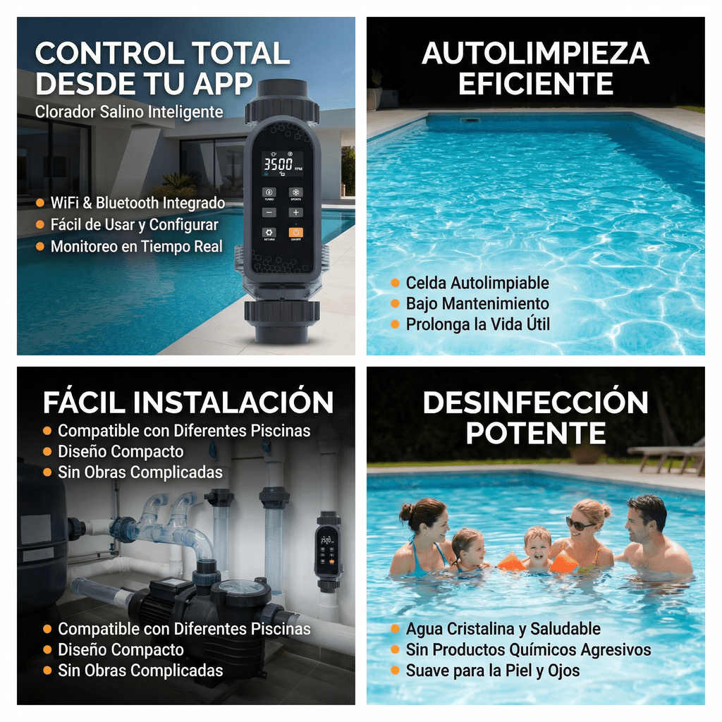 Nix Pool - Clorador Salino LC Wifi - BricoandPool