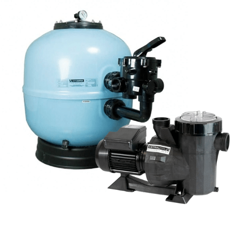 Pack Astralpool - Ice Filtro de arena laminado azul para piscina + Victoria Plus Bomba para piscina - BricoandPool