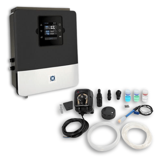 Pack Hayward - Clorador salino Hayward Aquarite LT SV + Bomba peristáltica + Kit pH - BricoandPool