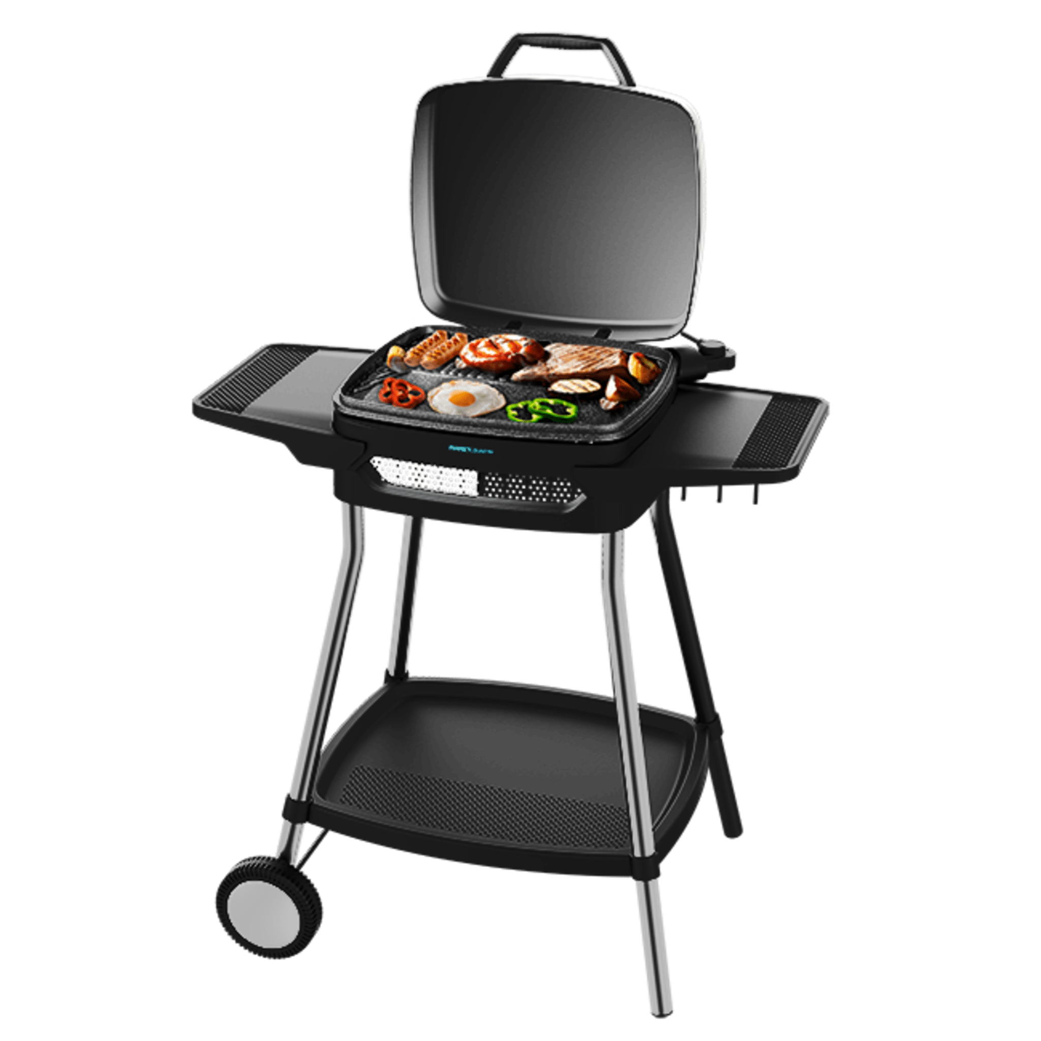 Cecotec Barbacoa Eléctrica PerfectCountry 2000 EasyMove PowerGrill Resistencia Integrada