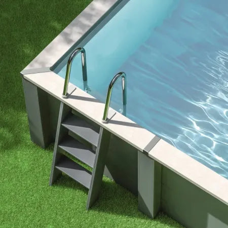 Gre - Piscina composita rettangolare KPCOR2814T (315 × 175 × 96 cm)