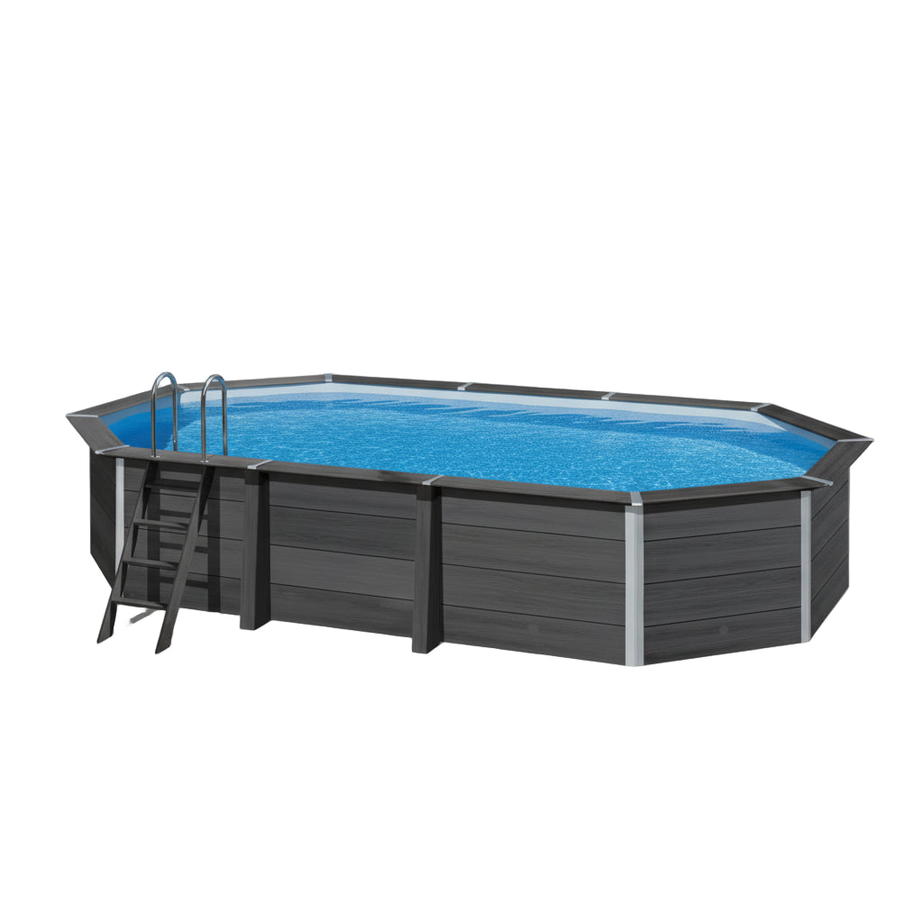 Piscina de Composite Gre Avantgarde Ovalada 664x386x124 - BricoandPool