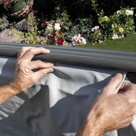 Piscina de Composite Gre Avantgarde Ovalada 804x386x124 - BricoandPool