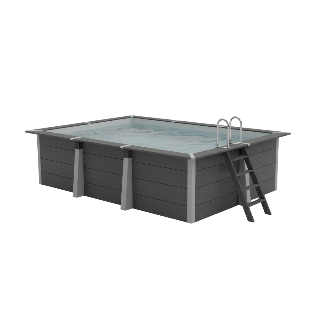 Piscina de Composite Gre Avantgarde Rectangular 466x326x124 - BricoandPool