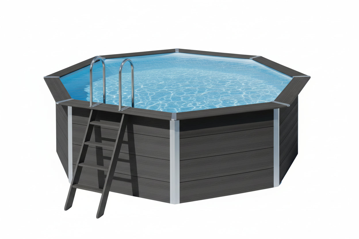 Piscina de Composite Gre Avantgarde Redonda 410x124 - BricoandPool