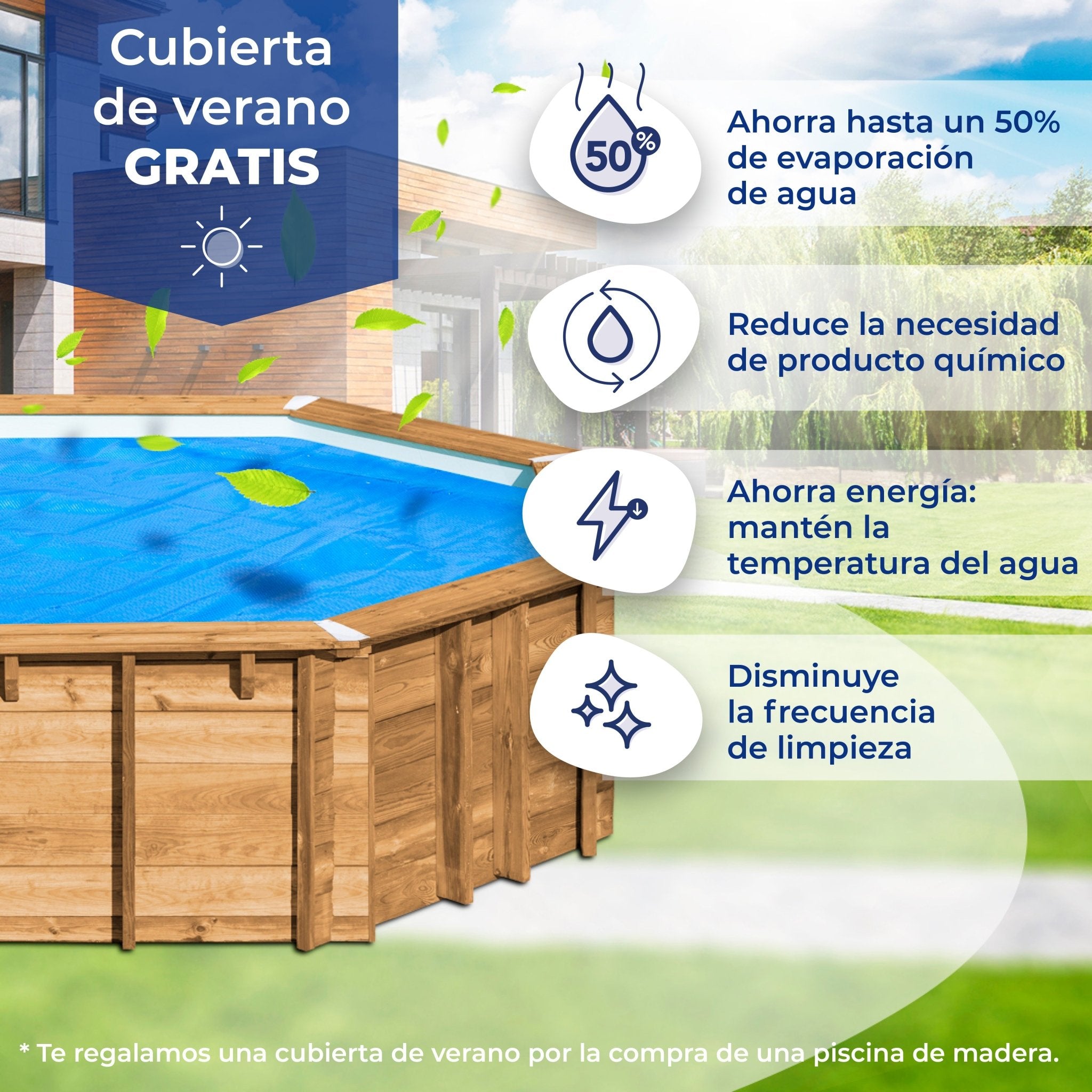 Piscina Gre Sunbay Lemon 375x200x68 - BricoandPool