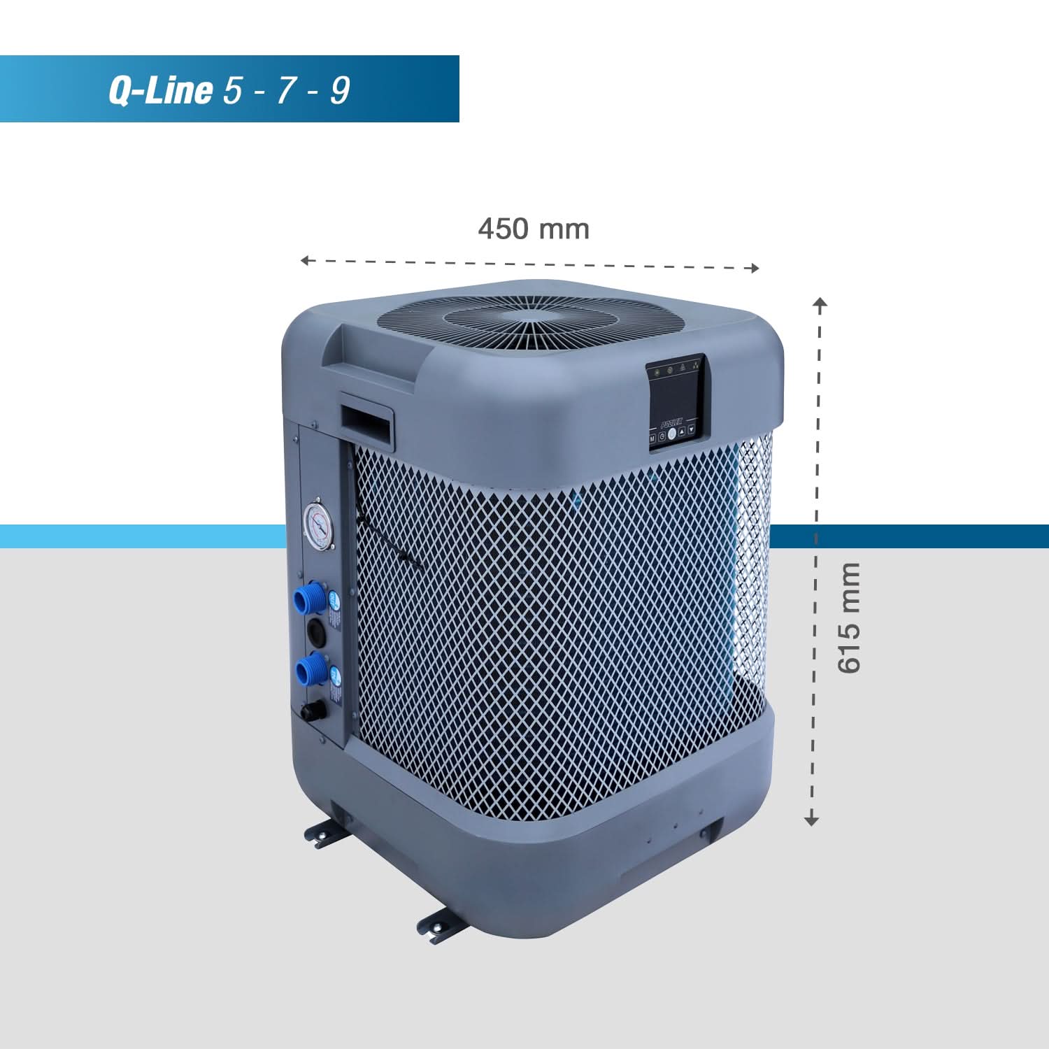 Poolex - Bomba de calor de piscina Q - Line Wifi - BricoandPool