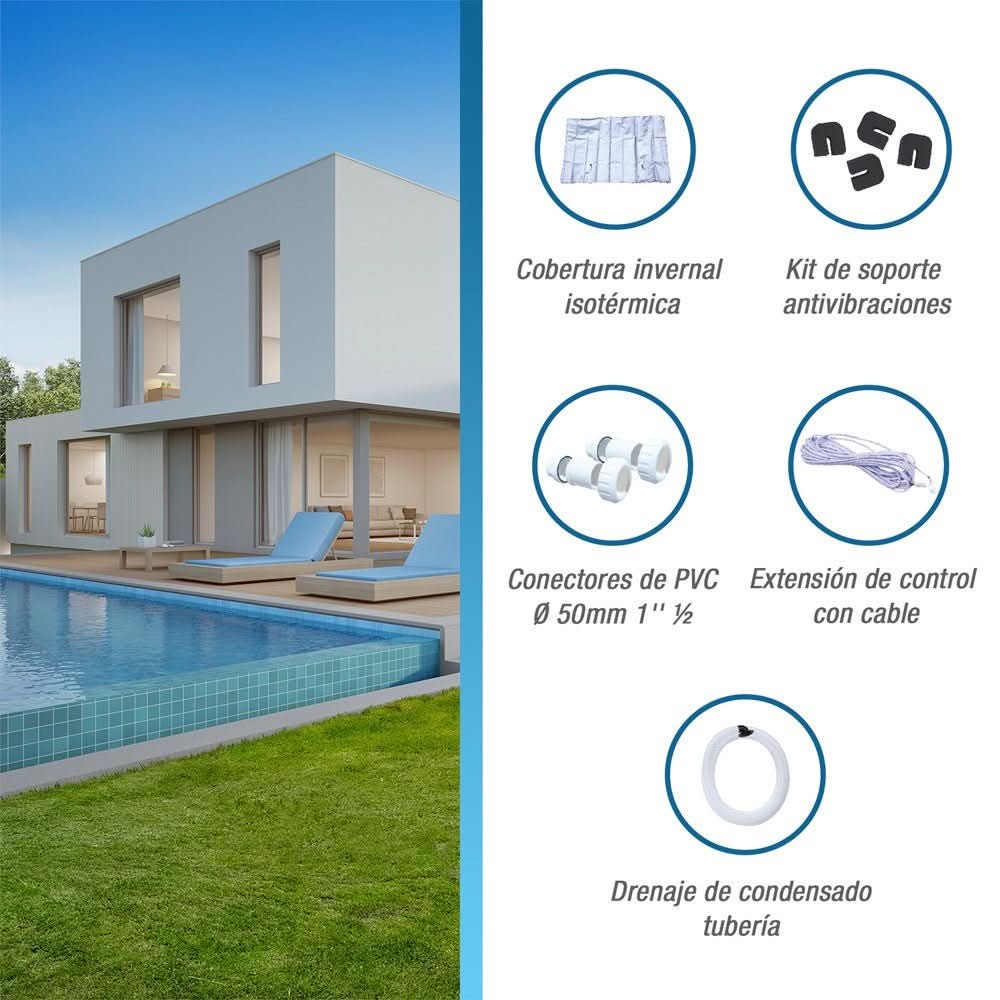 Poolex - Bomba de calor de piscina Silverline Fi Full Inverter Wifi - BricoandPool