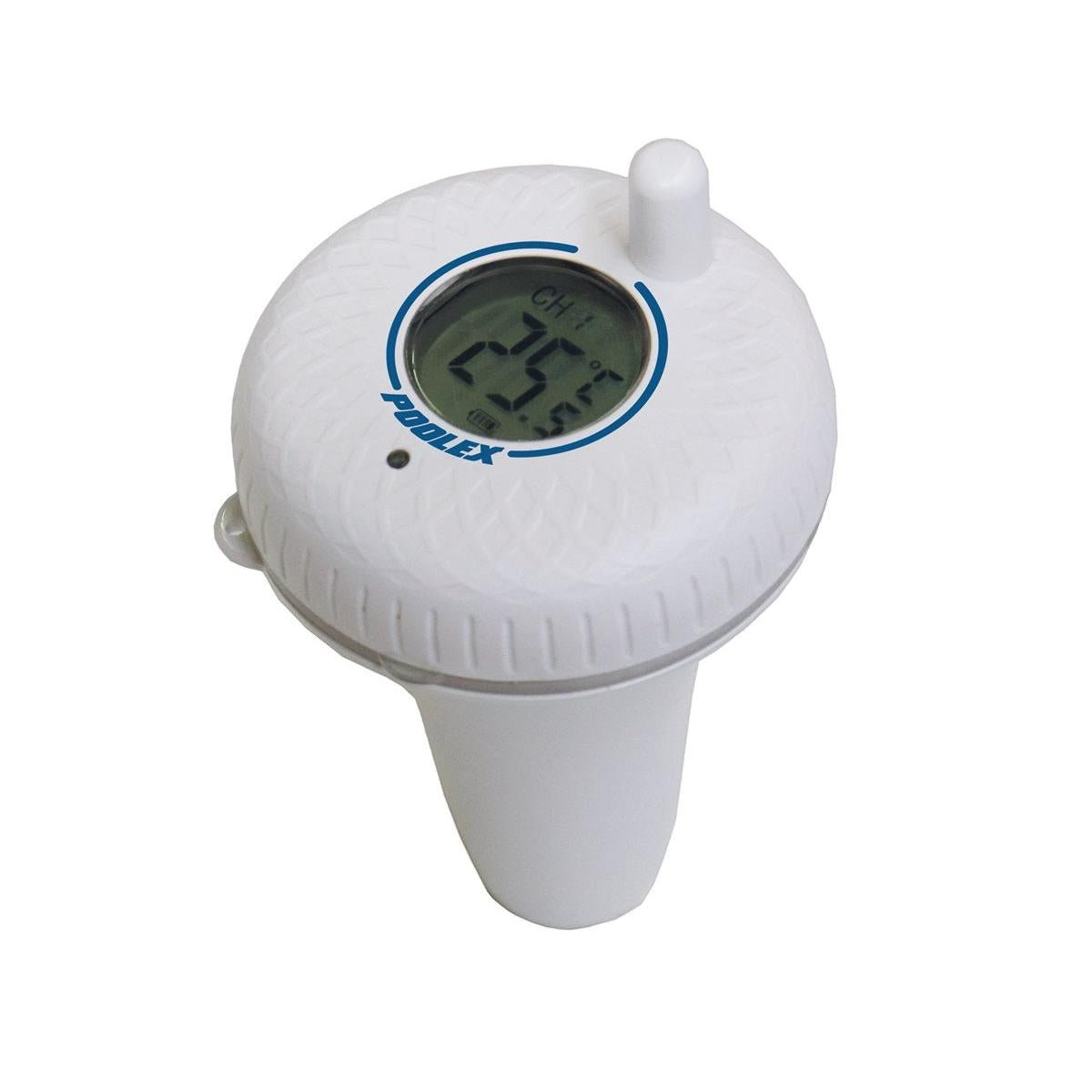 Poolex - Termómetro flotante y pantalla a distancia inalámbricos - BricoandPool