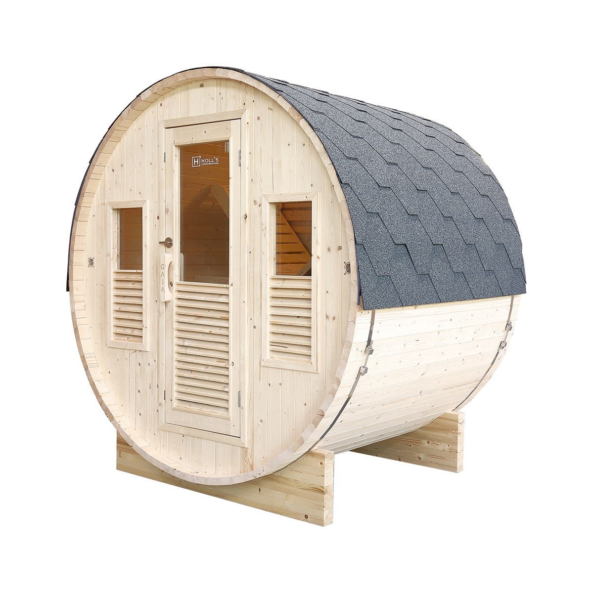 Poolstar - Sauna de exterior Gaïa Bella - Paquete de accesorios incluido - BricoandPool