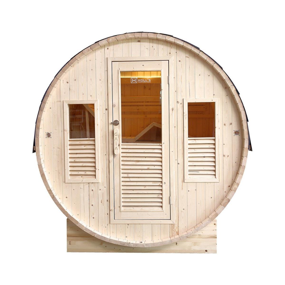 Poolstar - Sauna de exterior Gaïa Bella - Paquete de accesorios incluido - BricoandPool
