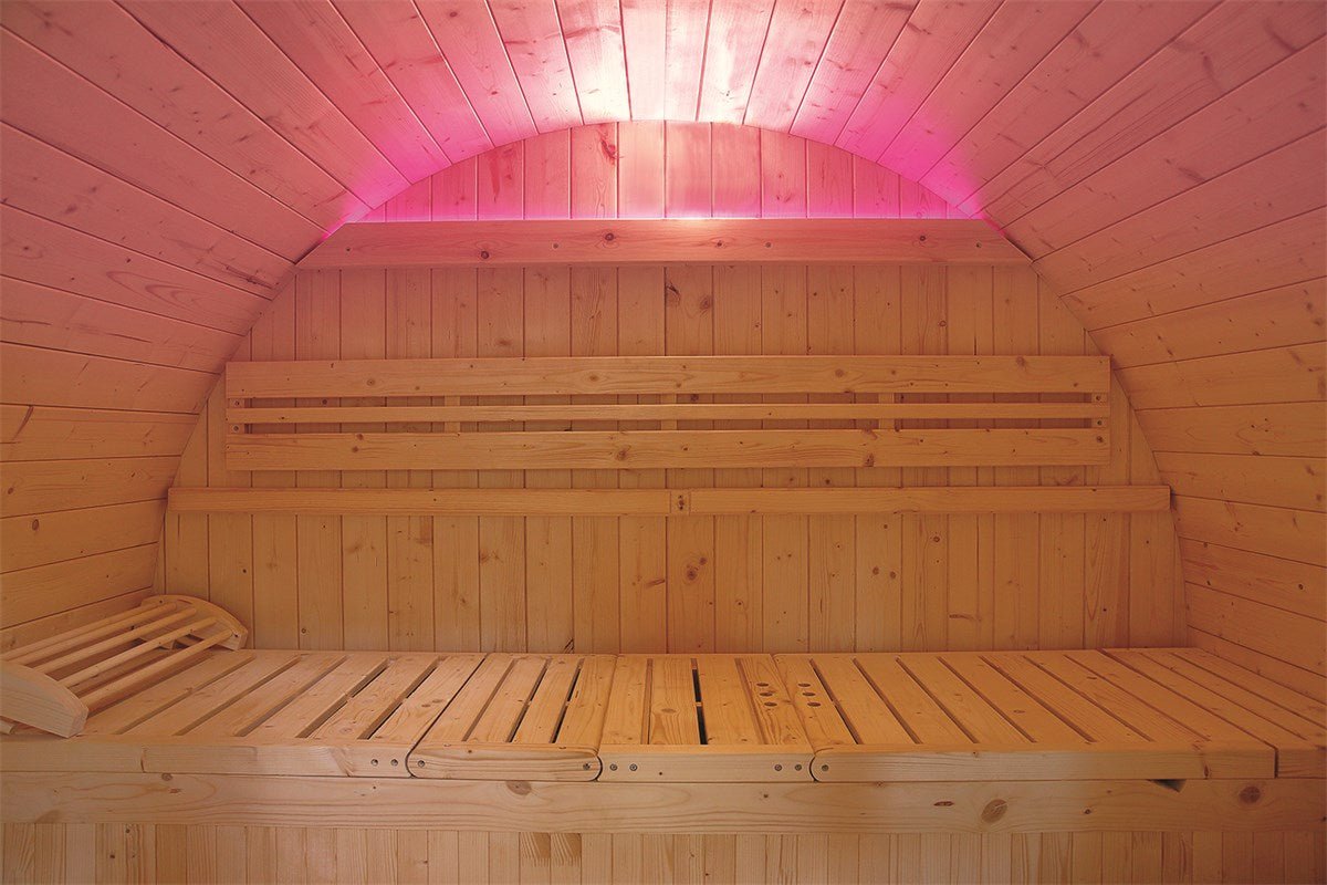 Poolstar - Sauna de exterior Gaïa Bella - Paquete de accesorios incluido - BricoandPool