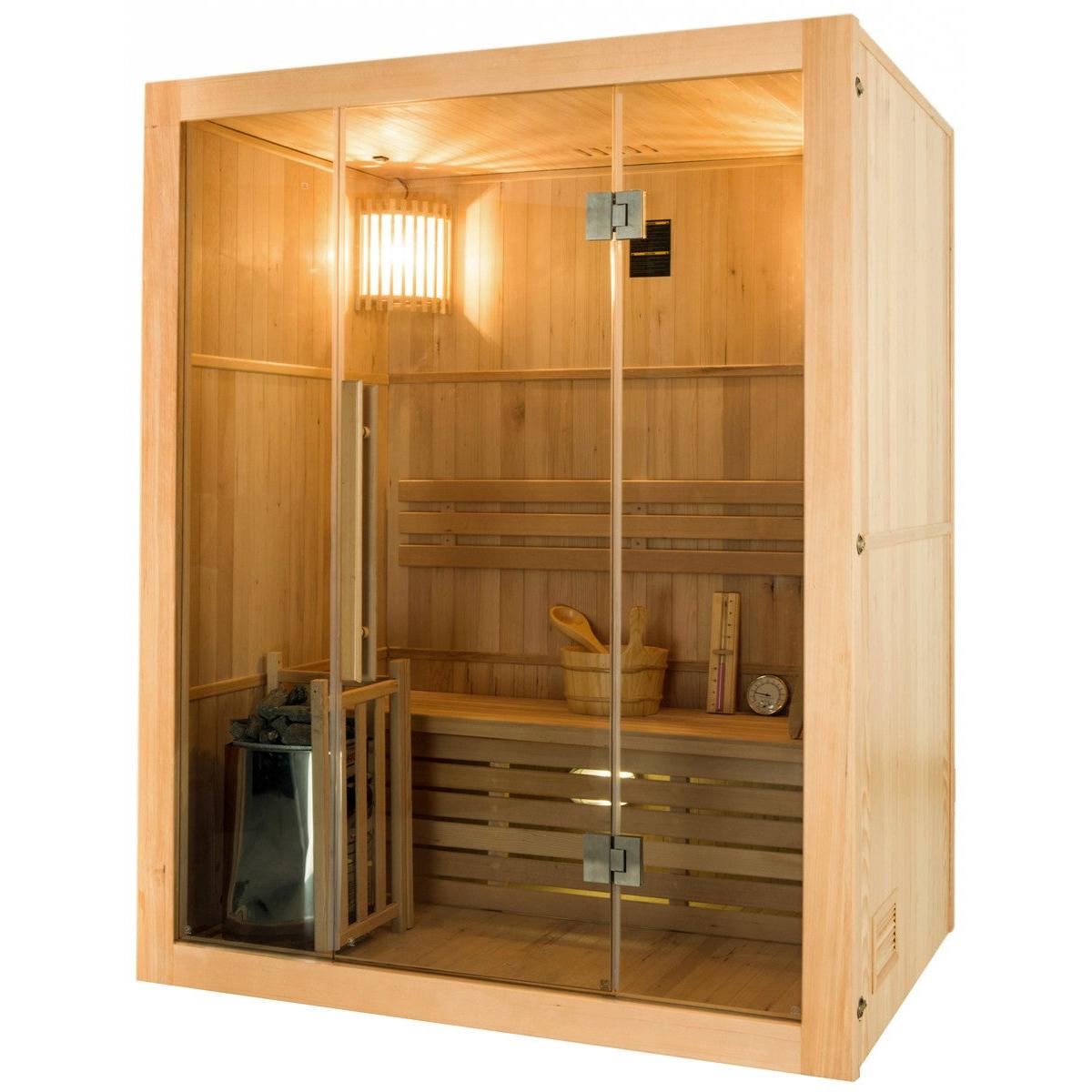 Poolstar - Sauna Finlandesa Sense de 3 plazas - BricoandPool