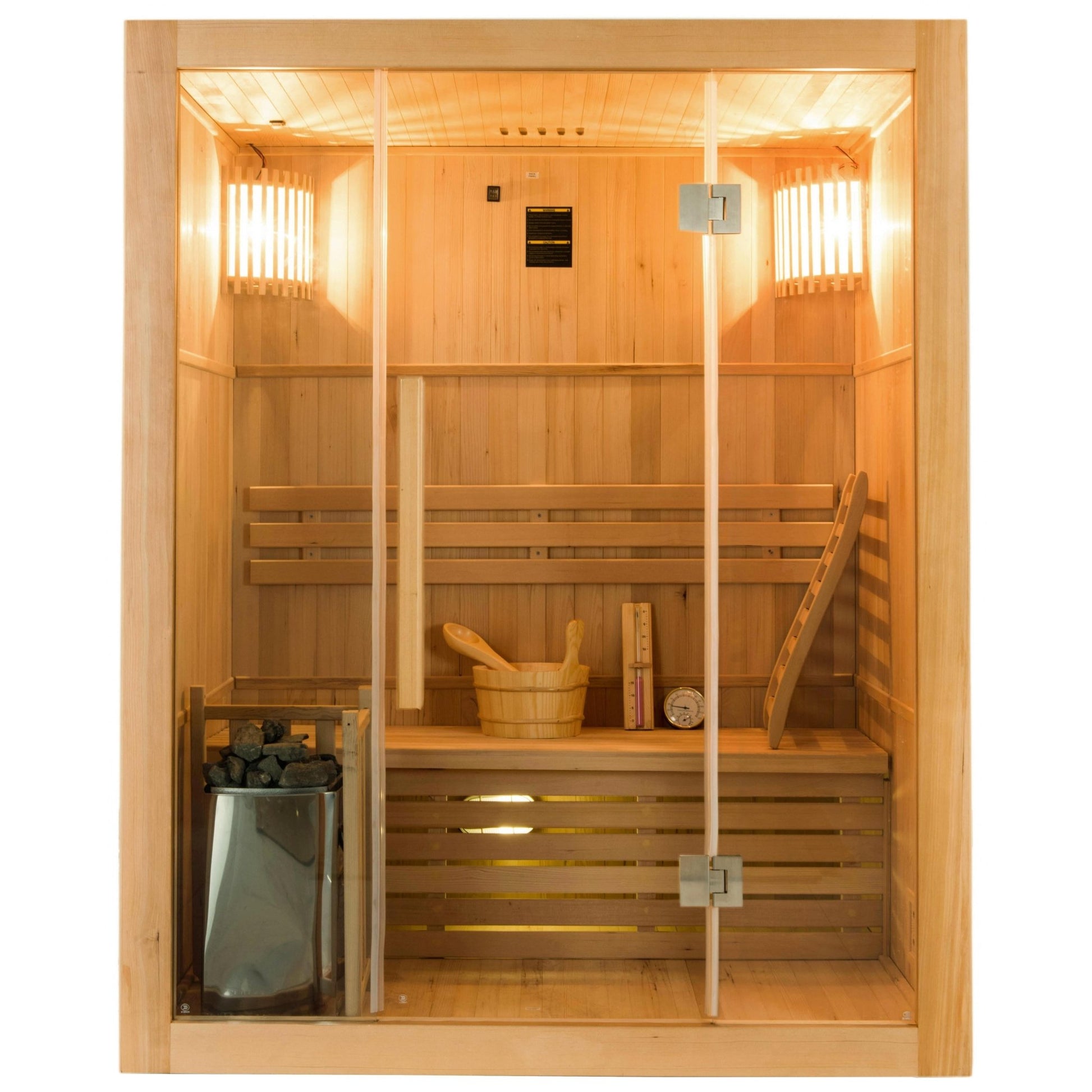 Poolstar - Sauna Finlandesa Sense de 3 plazas - BricoandPool