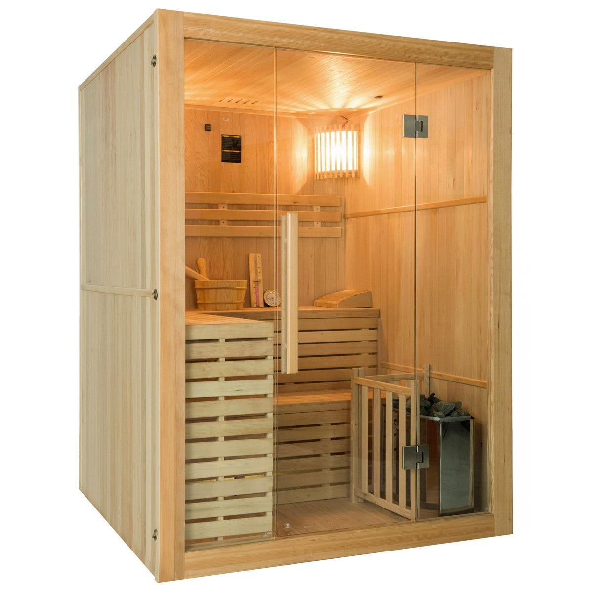 Poolstar - Sauna Finlandesa Sense de 4 plazas - BricoandPool