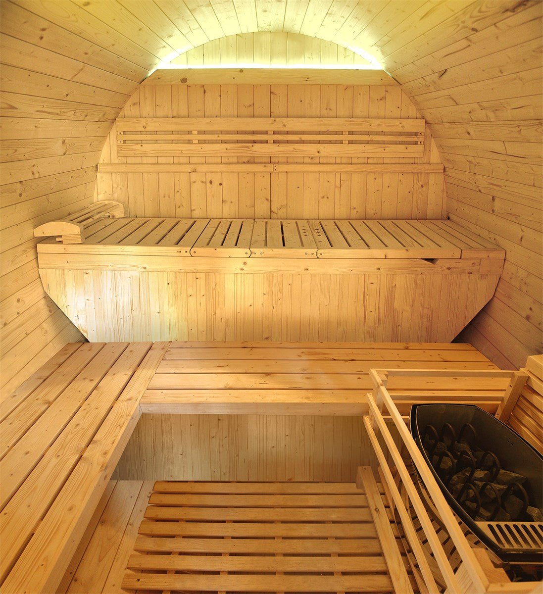 Poolstar - Sauna Gaïa Luna - Paquete de accesorios incluido - BricoandPool