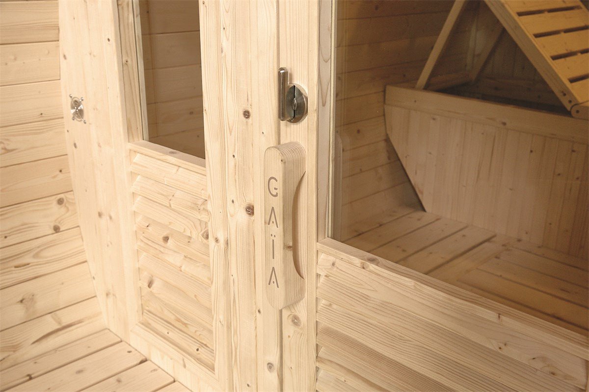 Poolstar - Sauna Gaïa Luna - Paquete de accesorios incluido - BricoandPool