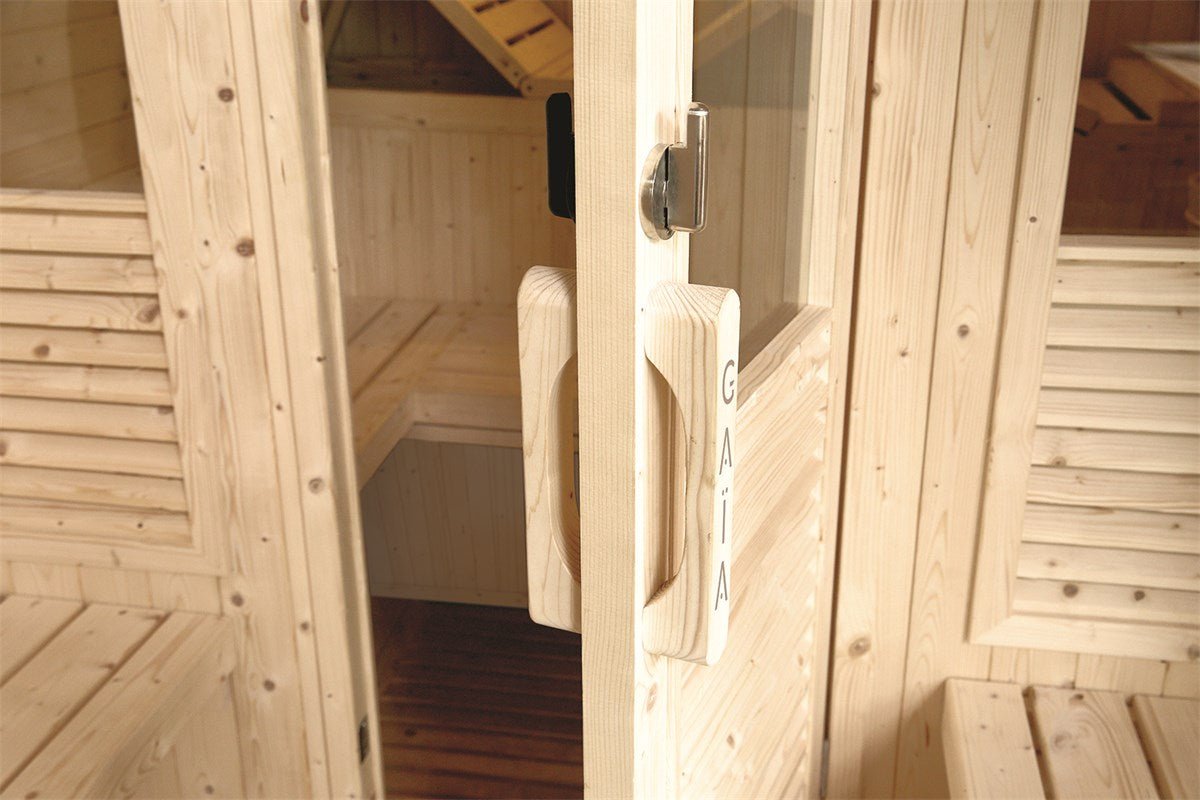 Poolstar - Sauna Gaïa Luna - Paquete de accesorios incluido - BricoandPool