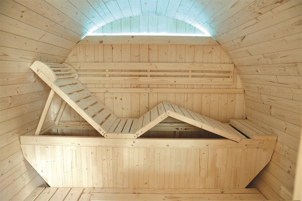 Poolstar - Sauna Gaïa Luna - Paquete de accesorios incluido - BricoandPool