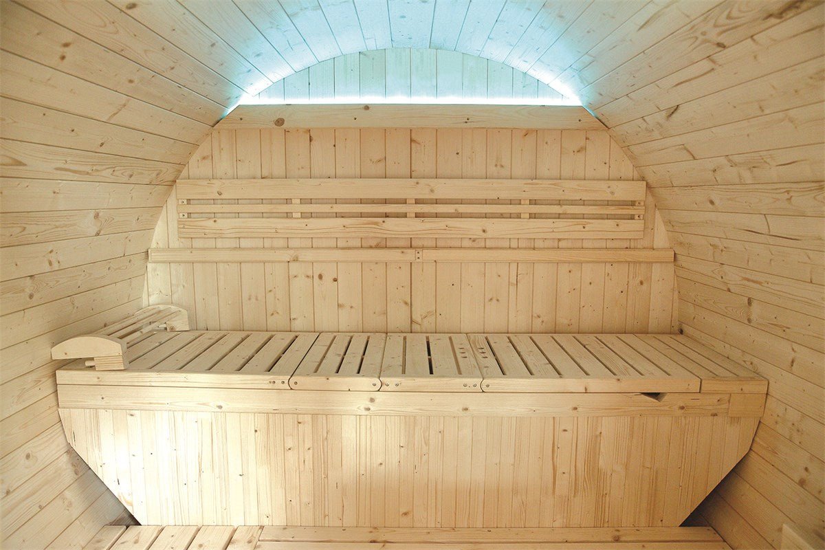 Poolstar - Sauna Gaïa Luna - Paquete de accesorios incluido - BricoandPool