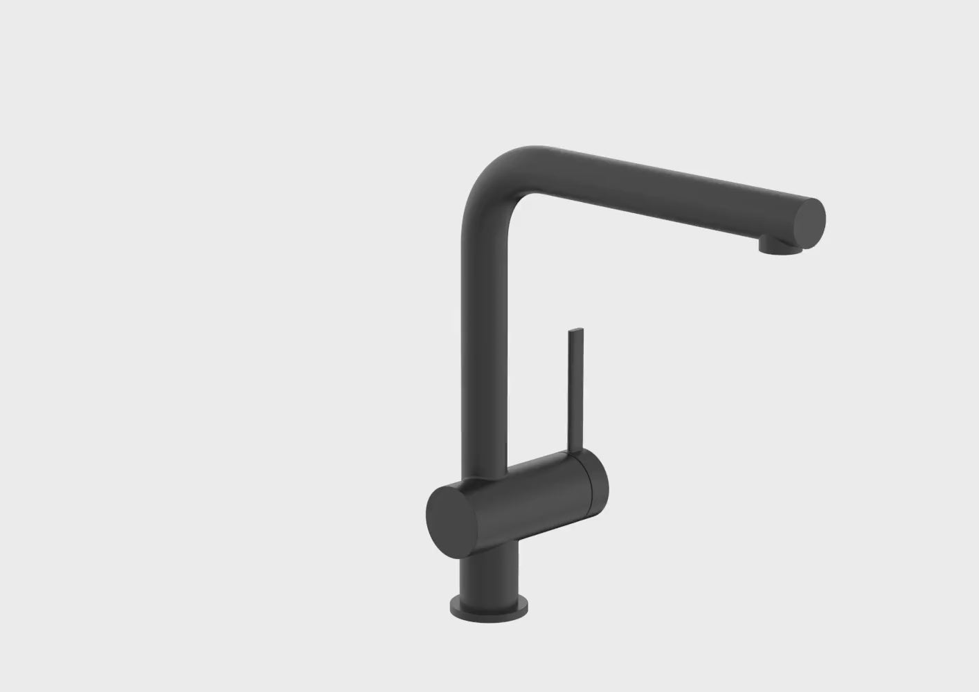 Ladda video: Roca - Milo -Matte Black Kitchen Mixer A5A831FNB0