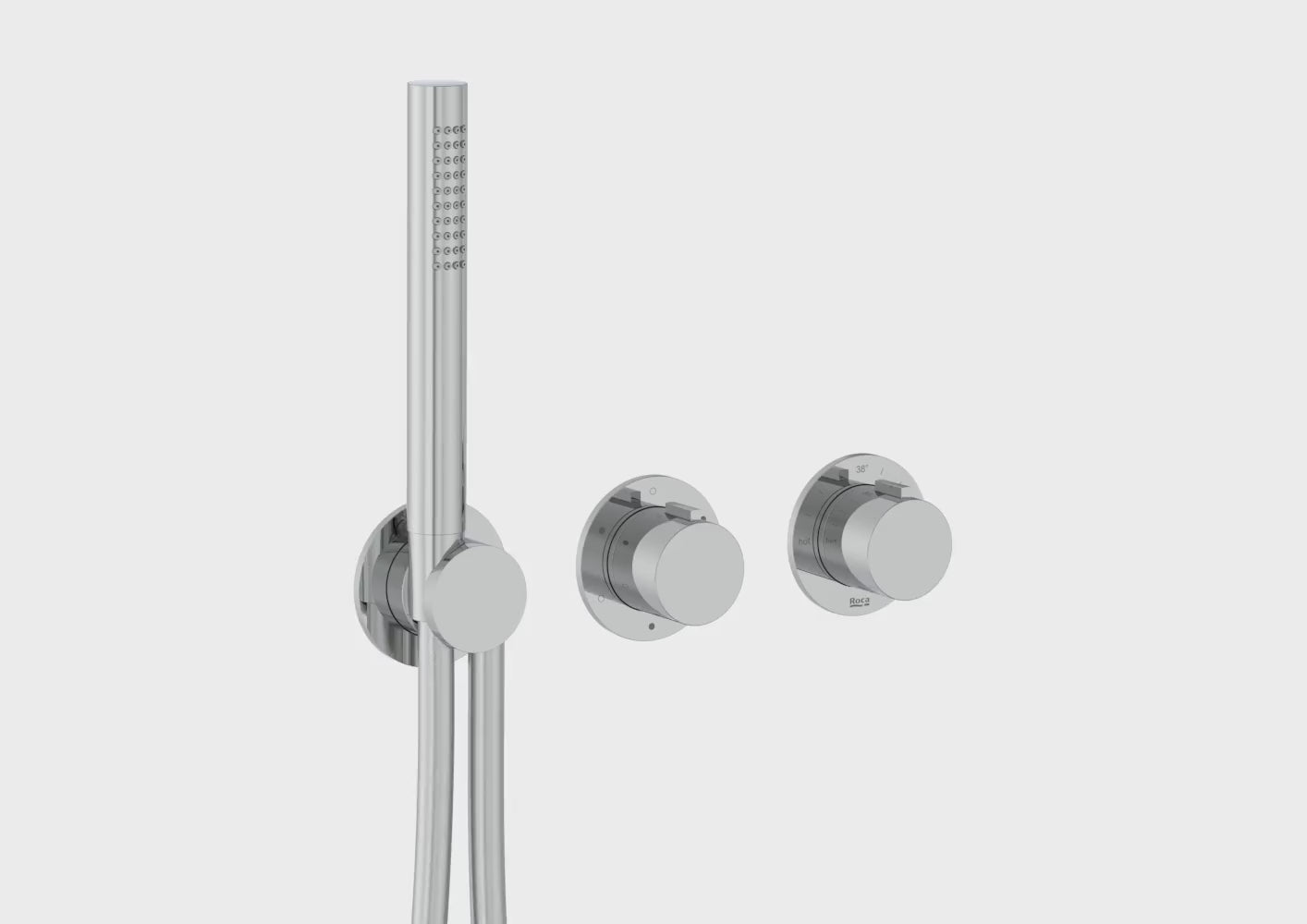 Video laden: Roca - Ona Einbau-Armatur für Bad-Dusche 2 Wege Edelstahl A5A0B9ESM0