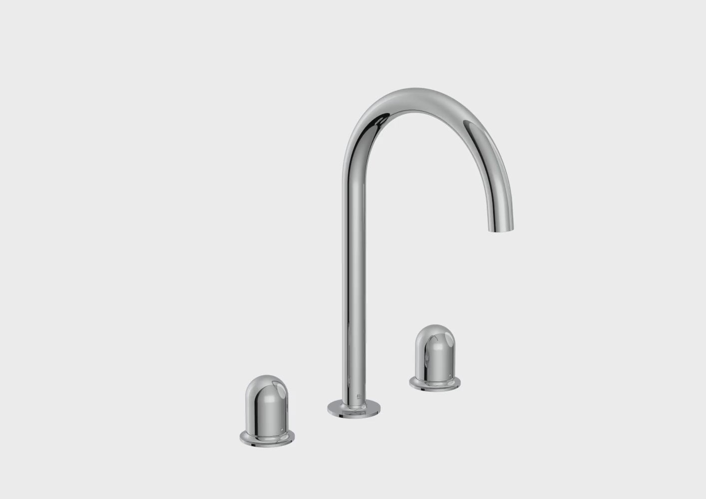 Cargar vídeo: Roca - Mezclador bimando para lavabo con manetas de repisa Dome Cromado, Nu A5A3V3FC00