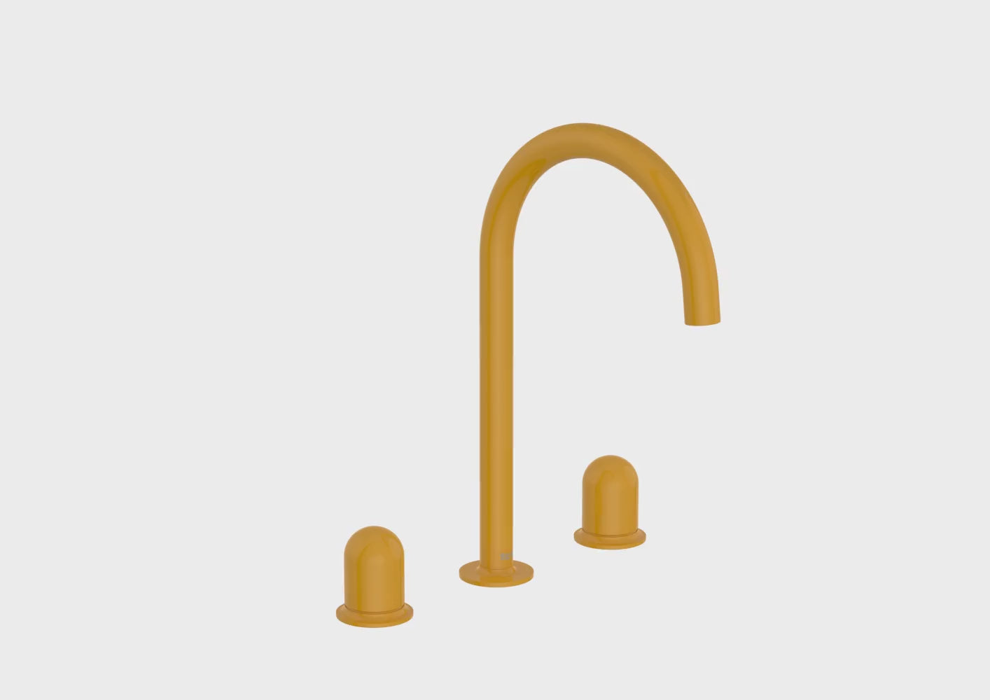 Charger la vidéo : Roca - Mixer bimando pour évier avec manetas dôme dôme miel jaune, nu a5a3v3fp10