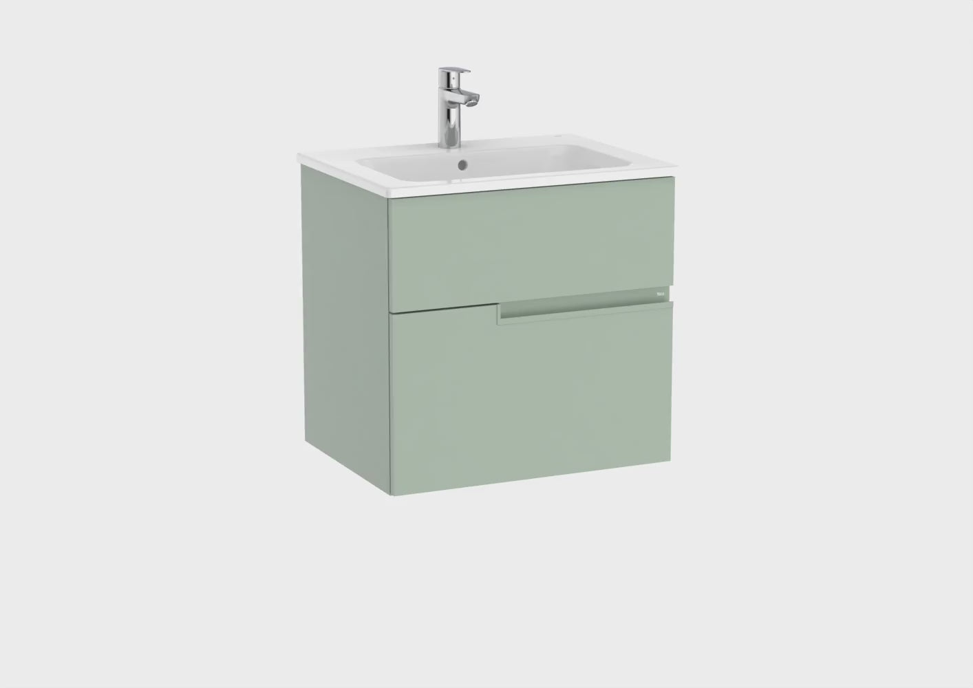 Load video: Roca - Victoria -N two -drawer unik furniture and sink