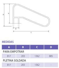 Productos Qp - Barandilla acero inoxidable - BricoandPool