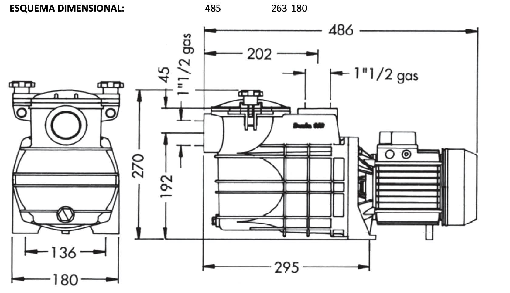 Productos QP - Bomba de piscina Bravia - BricoandPool