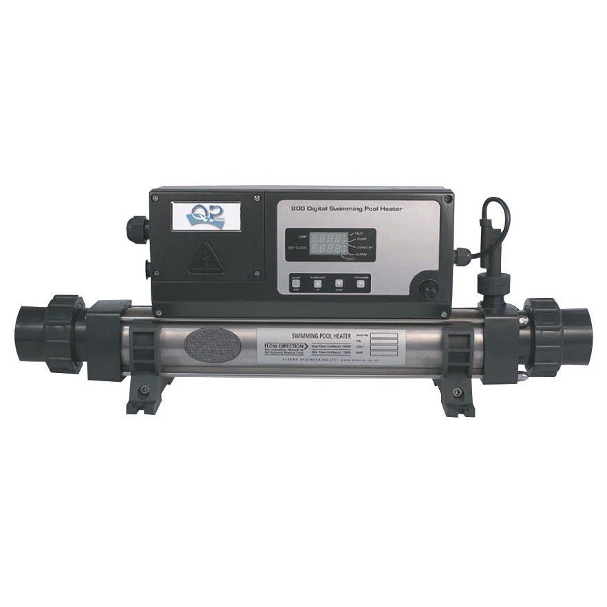 Productos QP - Calentador Eléctrico piscina QP Titanio 4,5 kW - BricoandPool