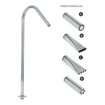 Productos Qp - Cañón Tahití INOX 306 - BricoandPool