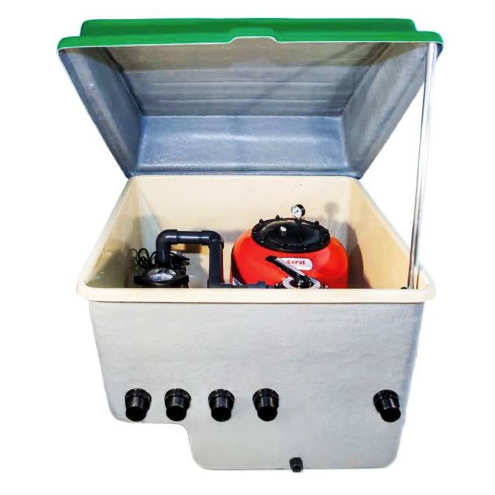 PRODUCTOS QP - Caseta enterrada con filtro Rubí - BricoandPool