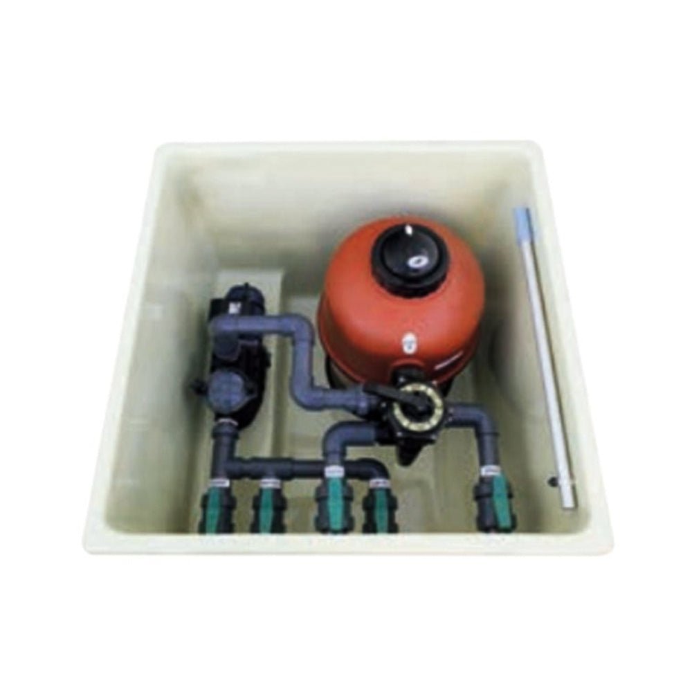 PRODUCTOS QP - Caseta enterrada con filtro Rubí - BricoandPool