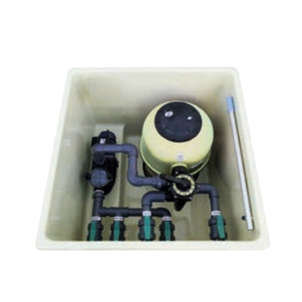 PRODUCTOS QP - Caseta semienterrada con filtro Alaska - BricoandPool