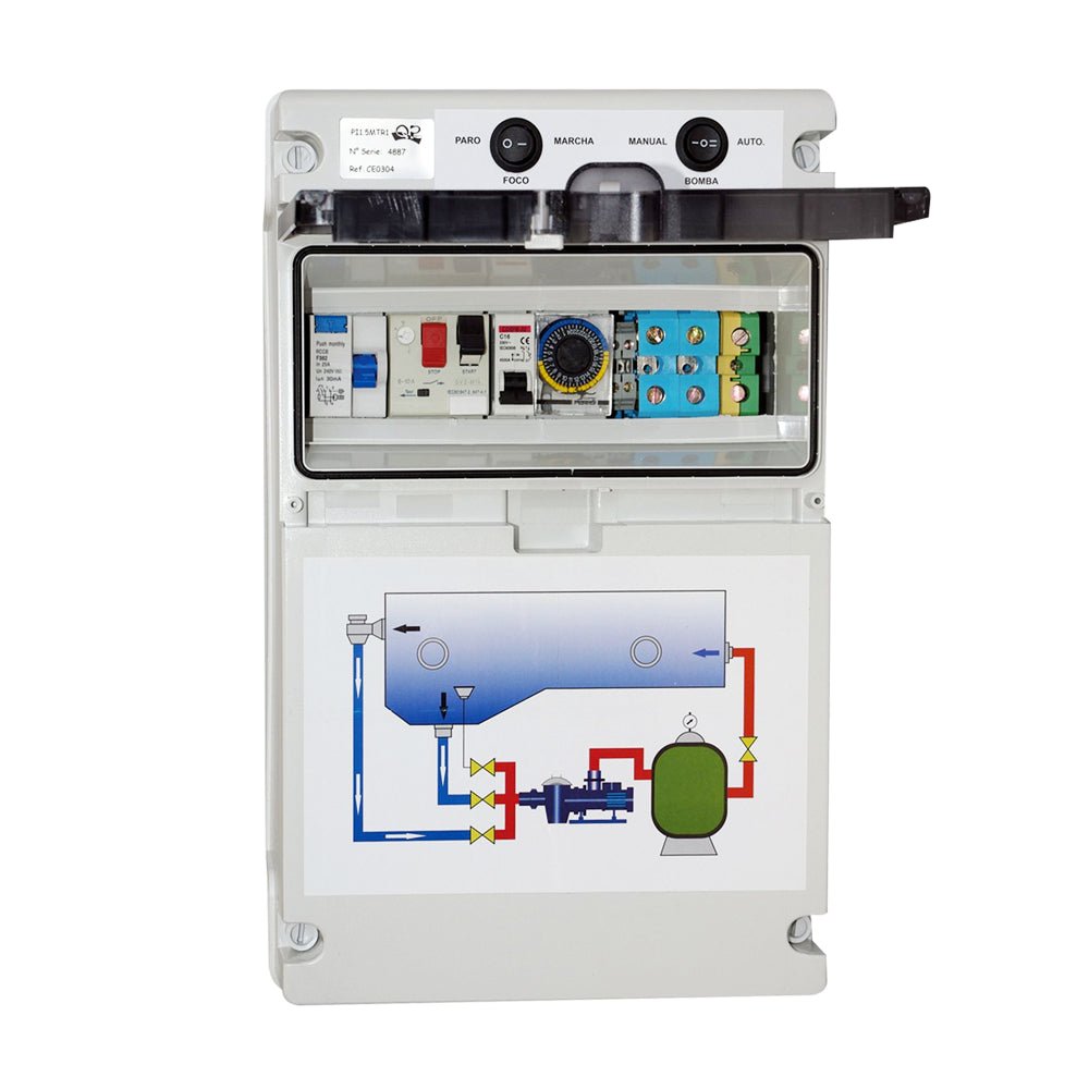 Productos QP - Cuadro eléctrico con transformador - BricoandPool