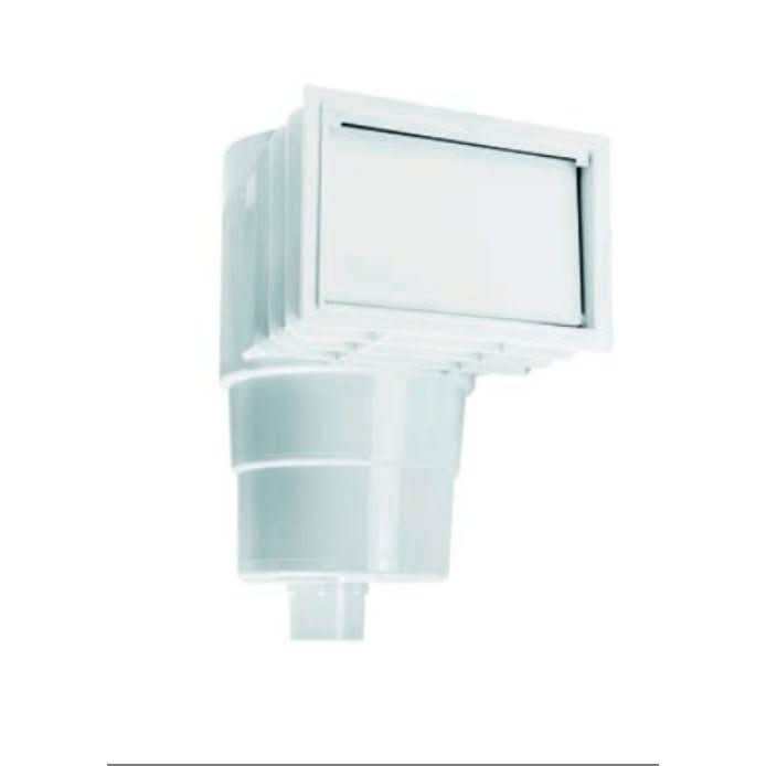 PRODUCTOS QP - Skimmer para Liner Tapa cuadrada Blanco - BricoandPool