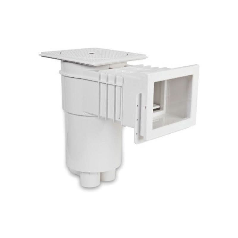 PRODUCTOS QP - Skimmer para Liner Tapa cuadrada Blanco - BricoandPool
