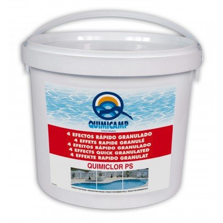 Quimicamp Quimiclor PS 4 Efectos granulado - BricoandPool