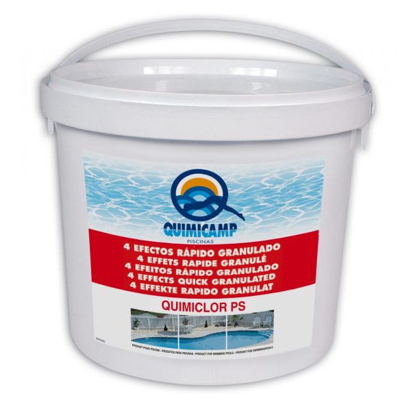 Quimicamp Quimiclor PS 4 efectos Rapid granulado - BricoandPool