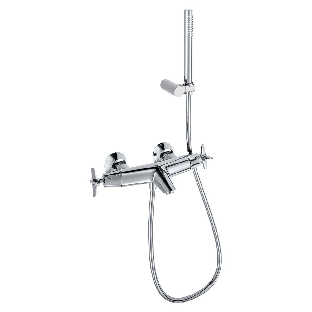 Ramon Soler - Adagio, termostático de baño - ducha con equipo de ducha, cromo - BricoandPool